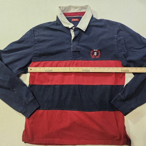 IZOD Rugby Shirt Men’s XLT Tall Long Sleeve - Picture 6 of 10